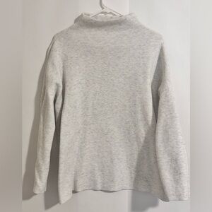 J JILL Women's Light Gray Sweater L Tall